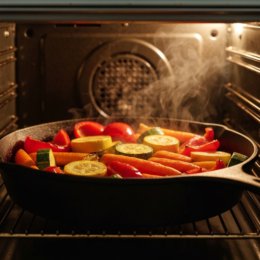 Pečenje zelenjave v pečici